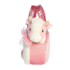 Aurora® - Fancy Pals⢠- Fuzzy Face⢠- 8" Strawberry Cow