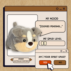 Aurora® - Spudsters⢠- 11" Storm Australian Shepherdâ¢