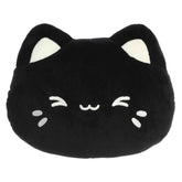Aurora® - Tasty Peach® - Meowchi Face Plush - 10" Black Sesame