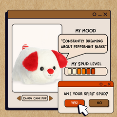 Aurora® - Spudsters⢠- 10" Candy Cane Pupâ¢