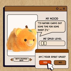 AuroraÂ® - Spudstersâ¢ - 10" Patty Pumpkin Bearâ¢