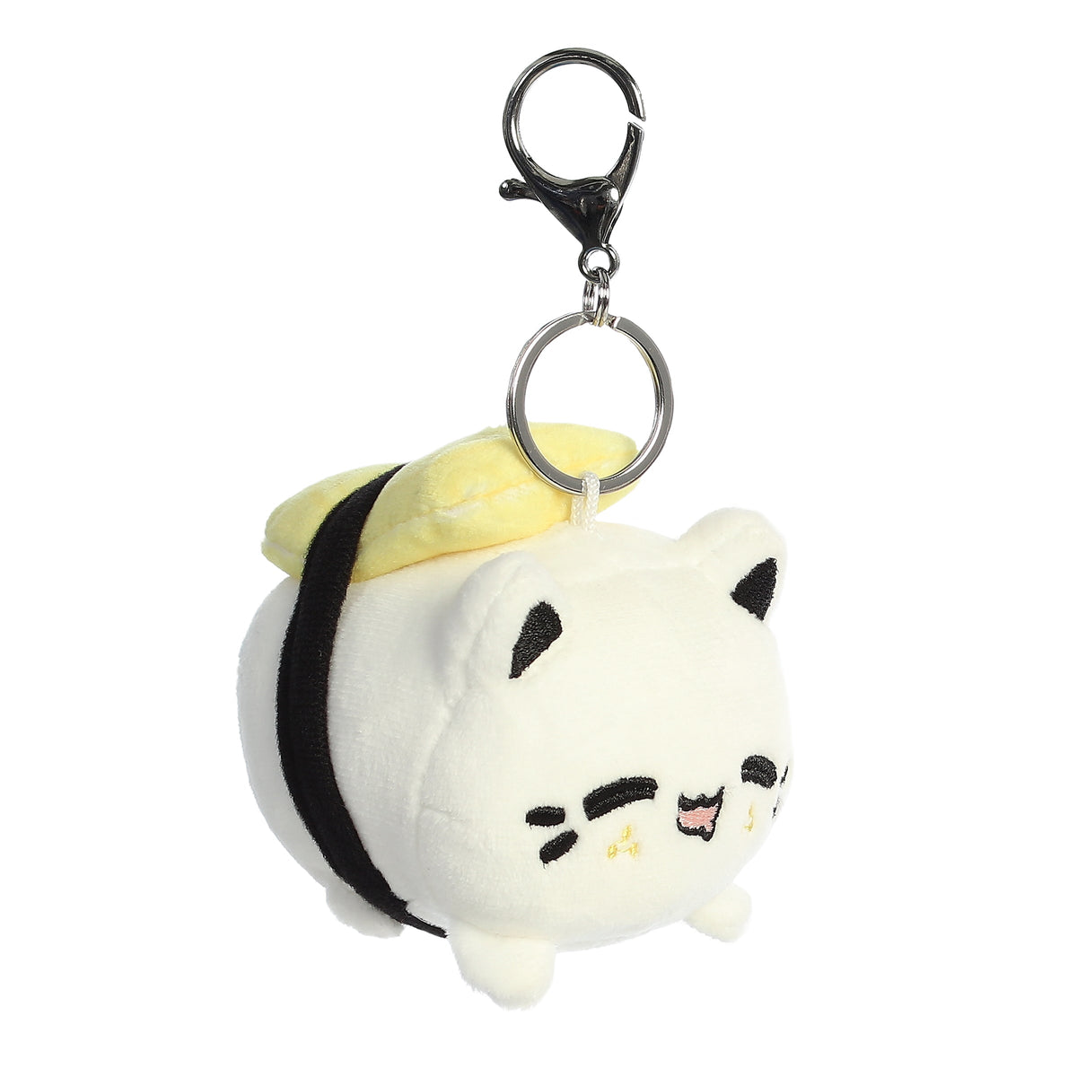 AuroraÂ® - Tasty PeachÂ® - 3.5" Tamago Sushi Meowchi Clip-On