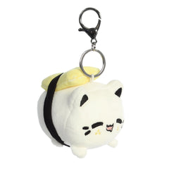 AuroraÂ® - Tasty PeachÂ® - 3.5" Tamago Sushi Meowchi Clip-On