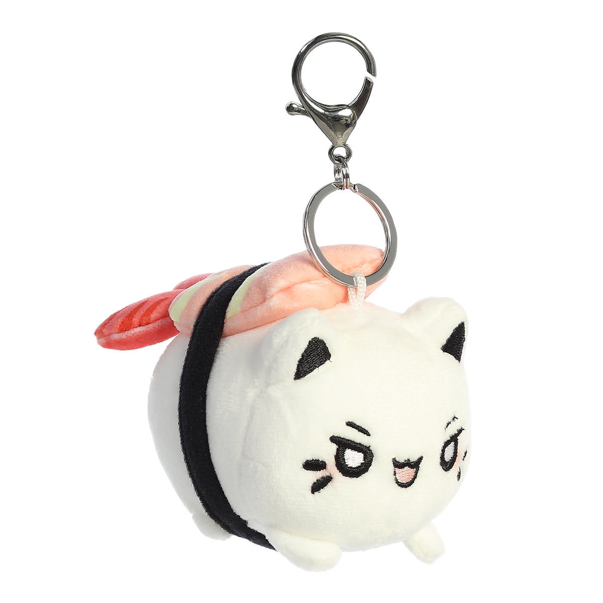 AuroraÂ® - Tasty PeachÂ® - 3.5" Shrimp Sushi Meowchi Clip-On