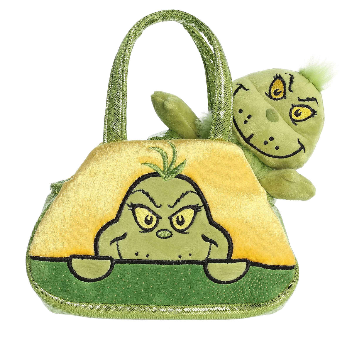 AuroraÂ® - Dr. Seussâ¢ - Fancy Palâ¢ - 7.5" Peek-A-Booâ¢ Grinch