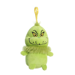 AuroraÂ® - Dr. Seussâ¢ - 4.5" Squishy Grinch Clip-On