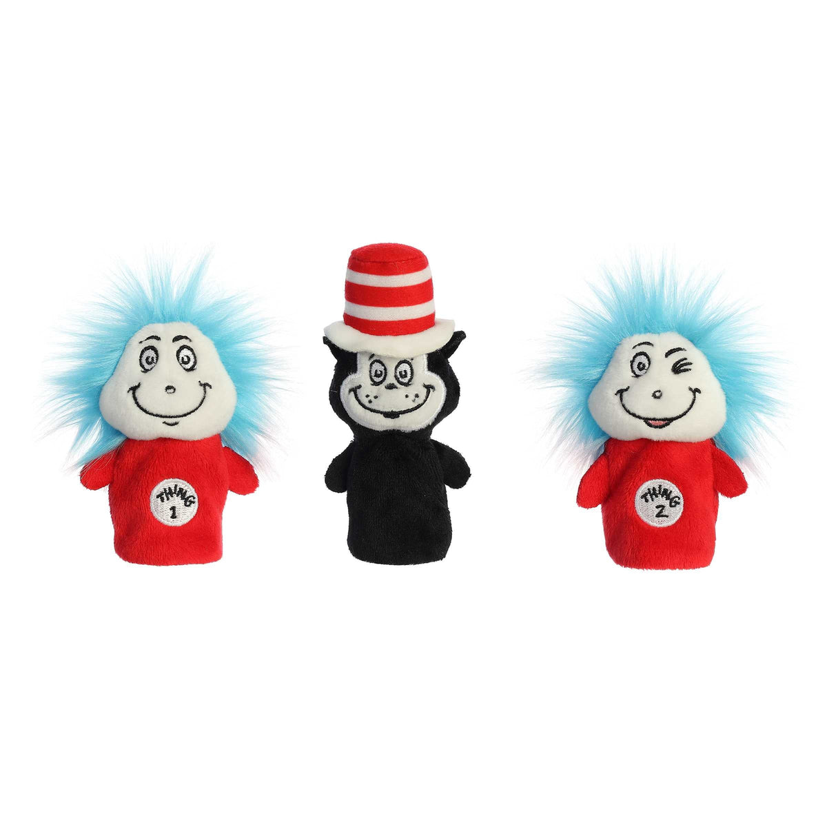 AuroraÂ® - Dr. Seussâ¢ - 3" Dr. Seuss Finger Puppet Set