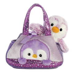 AuroraÂ® - Fancy Palsâ¢ - 7" PomPom Penguin - Purple