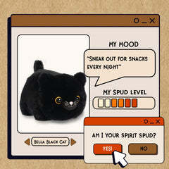 AuroraÂ® - Spudstersâ¢ - 10" Bella Black Catâ¢