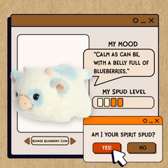 AuroraÂ® - Spudstersâ¢ - 10" Bonnie Blueberry Cowâ¢