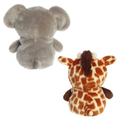 AuroraÂ® - Eco Nationâ¢ - Reversible Eco Pairs - 6.5" Elephant and Giraffe