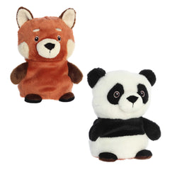 AuroraÂ® - Eco Nationâ¢ - Reversible Eco Pairs - 6.5" Red Panda and Panda