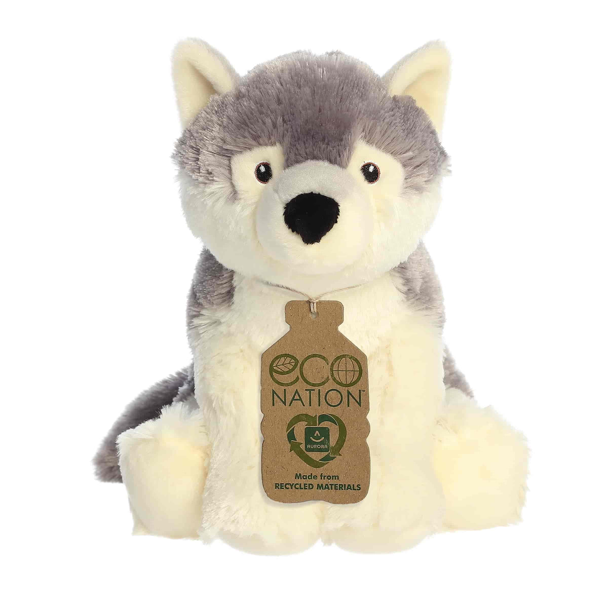 AuroraÂ® - Eco Nationâ¢ - Eco Hugsâ¢ - 10.5" Wolf