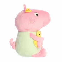 AuroraÂ® - Peppa Pigâ¢ - 12" Baby Evie With Rubber Ducky