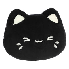AuroraÂ® - Tasty PeachÂ® - Meowchi Face Plush - 10" Black Sesame