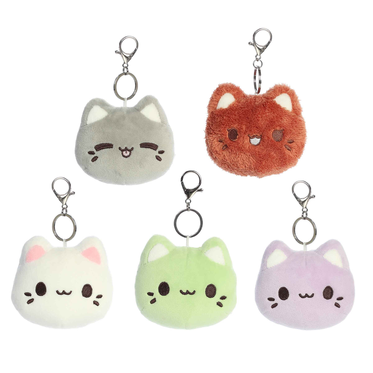 AuroraÂ® - Tasty PeachÂ® - 4" Meowchi Face Blind Bag Clip-On