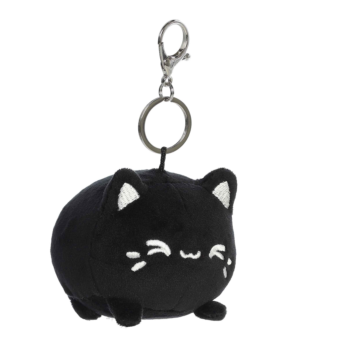 AuroraÂ® - Tasty PeachÂ® - 3.5" Black Sesame Meowchi Clip-On