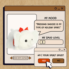 AuroraÂ® - Spudstersâ¢ - 10" Winnie White Elephantâ¢
