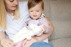 WubbaNubÂ® - White Unicorn Lovey